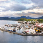 Overlooking the Cow Bay Marina in Prince Rupert, British Columbia.