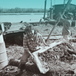 T. Buck Suzuki Env. Foundation marsh cleanup project on Fraser near Queensborough (1993).
