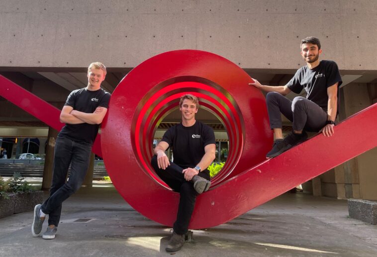 Alexander Dungate in the middle with the other Co-founders of OnDeck.