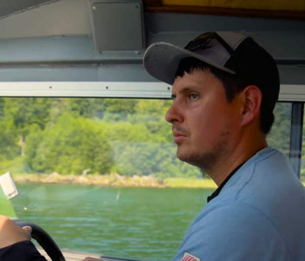 A Mamalilikulla Guardian patrols the Nation's newly established Indigenous Protected and Conserved Area (IPCA).