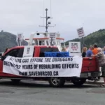 FFAW-Unifor organized cod giveaways in St. John’s.