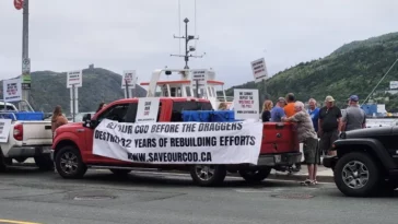 FFAW-Unifor organized cod giveaways in St. John’s.
